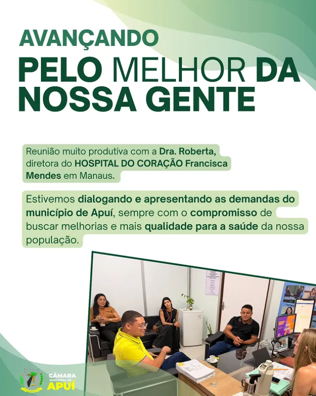 Reunião com Diretora do Hospital do Coração em Manaus